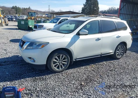 2015 Nissan Pathfinder Sl из США, поврежденный, VIN 5N1AR2MN0FC700910